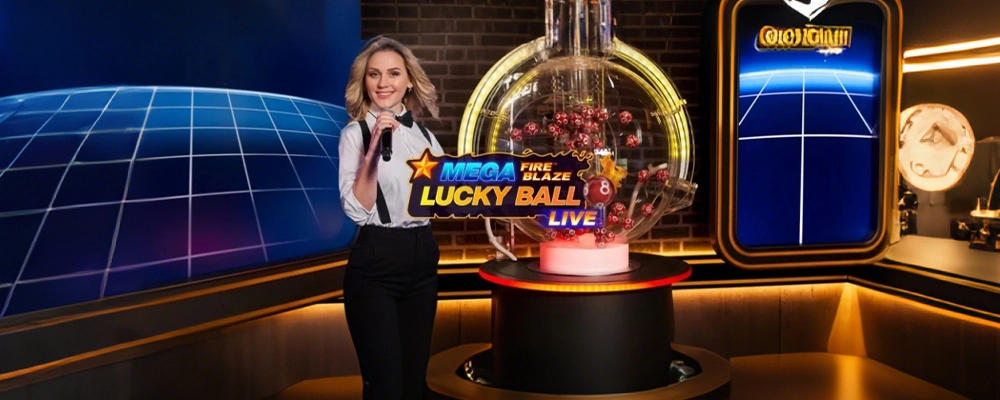 LIDERBET Bola da Sorte Mega Fogo Flamejante ao Vivo